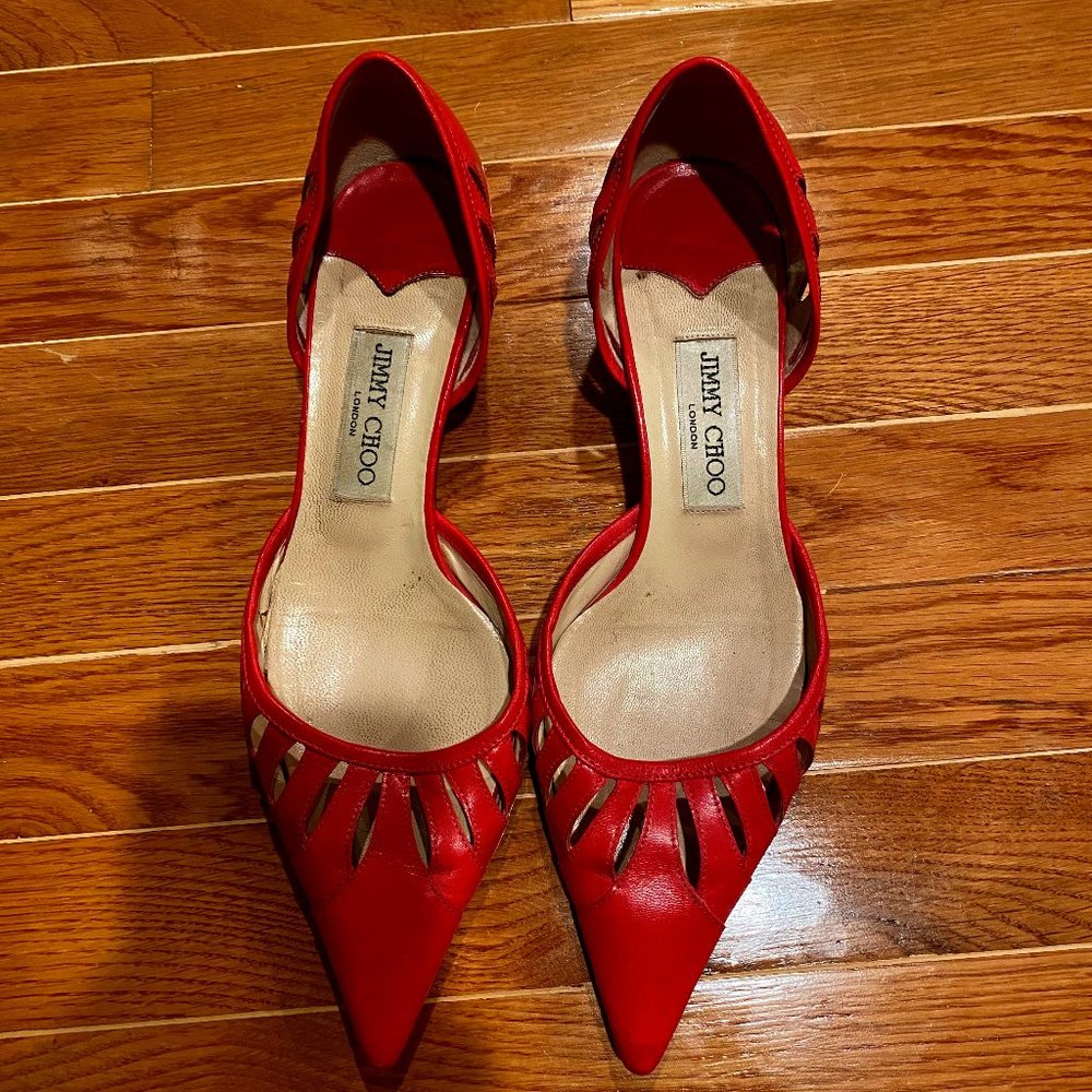 Jimmy Choo Kitten Heels Size 39.5